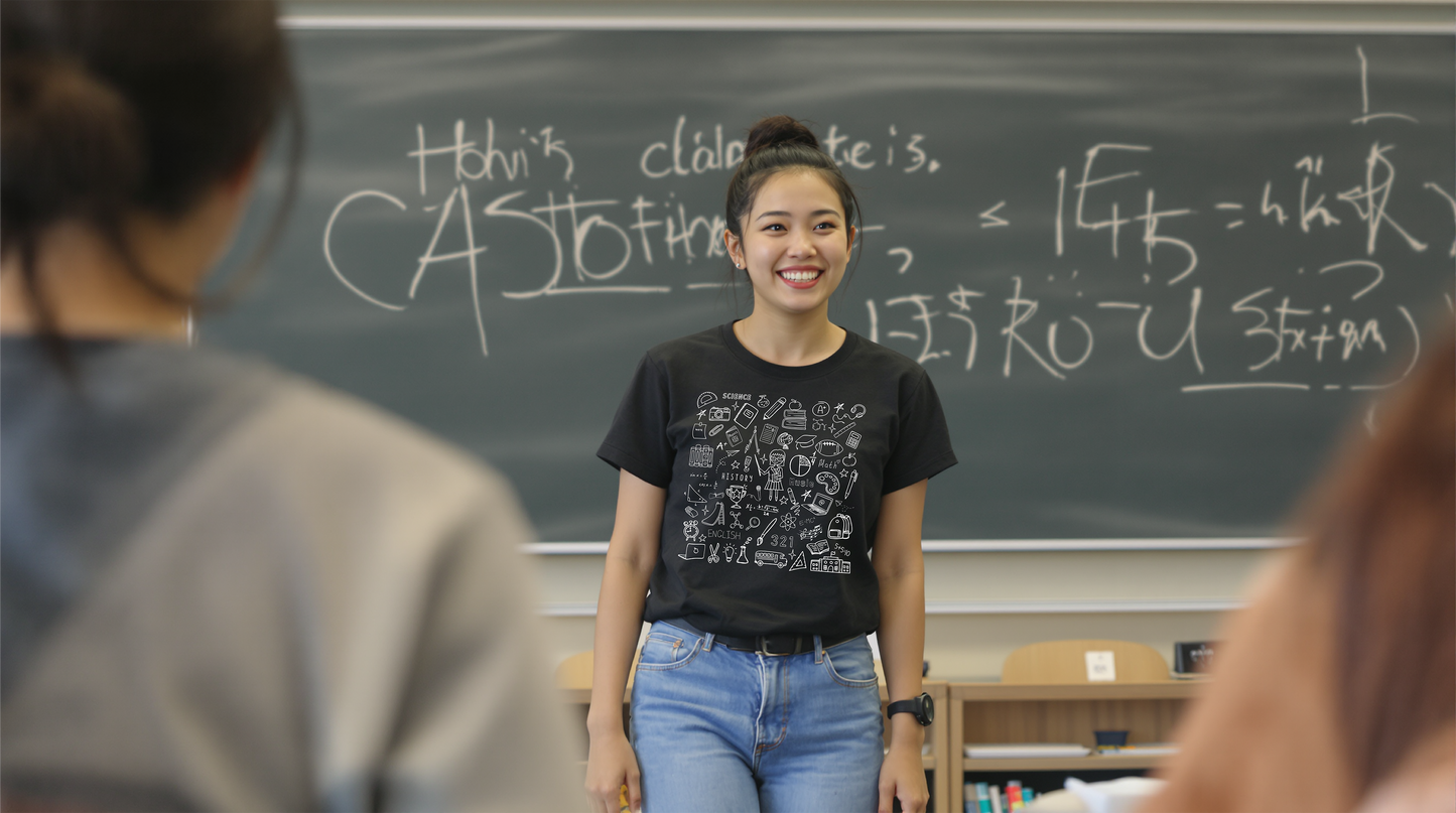 Teacher Doodle T-Shirt Design - SVG & PNG for Sublimation & DTF / DTG Printing - Instant Digital Download