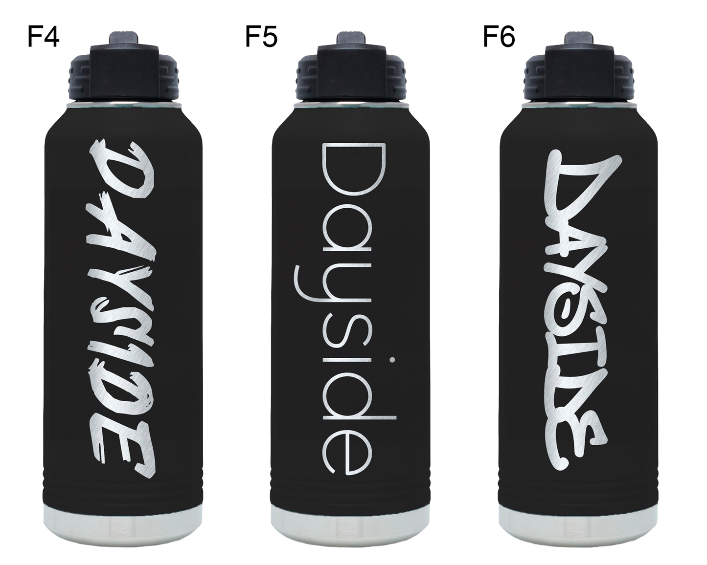 PERSONALIZED POLAR CAMEL 12 OZ WATER BOTTLE WITH STRAW LID - POWDER COATED